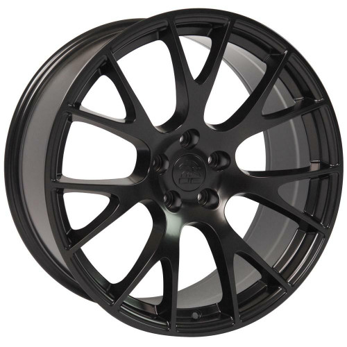 Set 4 20" OE Wheels DG15 Satin Black 20x10 Wheels 5x115 18mm Replica Rims
