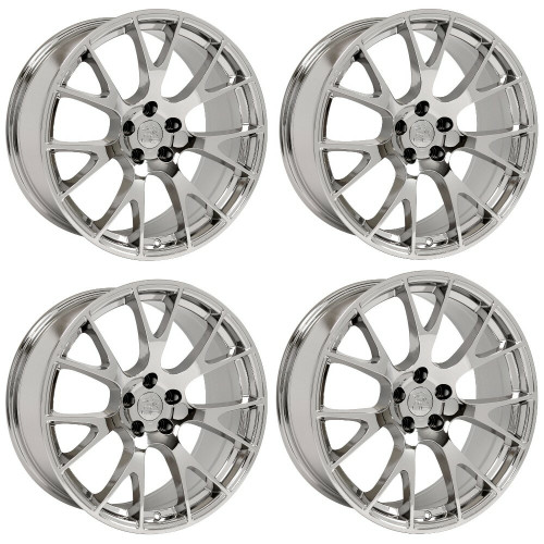 Set 4 20" OE Wheels DG15 Chrome 20x9 Wheels 5x115 18mm Replica Rims