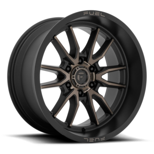 24" Fuel 1PC D762 Clash 24x12 6x135 Matte Black Double Dark Tint Wheel -44mm Rim