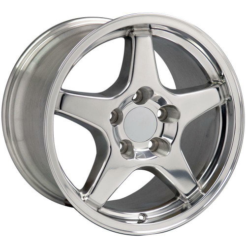 Set 4 17" OE Wheels CV01 Polished 17x11 Wheels 5x4.75 50mm Replica Rims