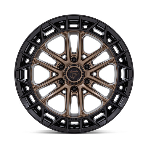 17" Fuel 1PC FC874 Celsius Matte Bronze Matte Black Lip 17x9 Wheel 6x5.5 1mm Rim