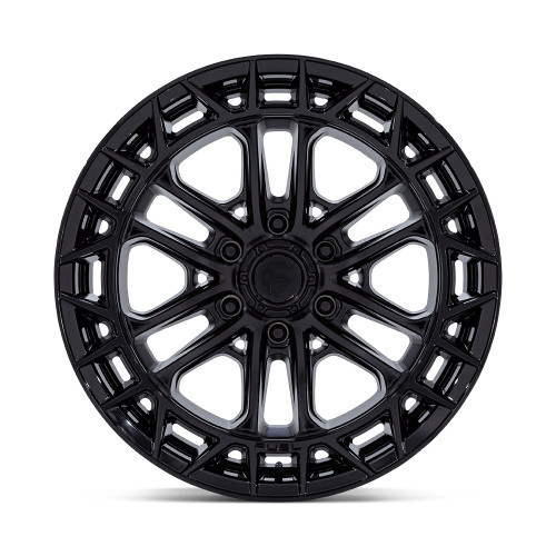 20" Fuel FC874 Celsius Matte Black Gloss Black Lip 20x10 Wheel 6x5.5 -18mm Rim