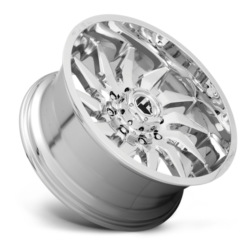 Fuel 1PC D743 Saber 20x9 8x180 Chrome Wheel 20" 20mm For Chevy GMC Truck Rim