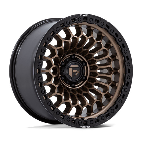 Set 4 20" Fuel FC870 Sinister Matte Bronze Matte Black Lip 20x9 Wheels 6x135 1mm