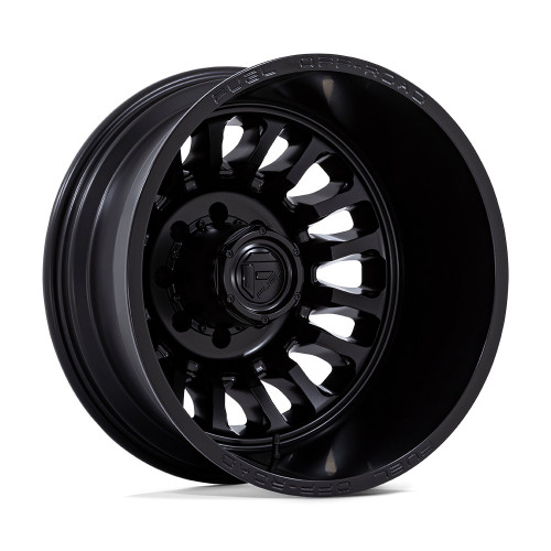 22" Fuel 1PC D867 Arc Dually Blackout 22x8.25 Wheel 8x210 -201mm Rear Truck Rim