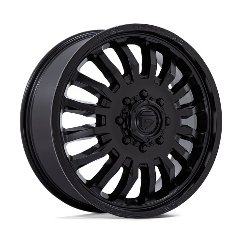 22" Fuel 1PC D867 Arc Dually Blackout 22x8.25 Wheel 8x210 104mm Front Rim