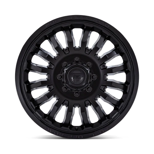 22" Fuel D867 Arc Dually 22x8.25 8x210 104mm Blackout Wheel Front Truck Rim