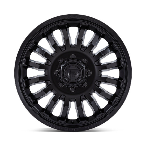 20" Fuel D867 Arc Dually 20x8.25 8x6.5 104mm Blackout Offroad Front Truck Wheel Rim
