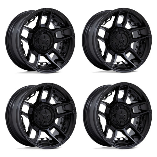Set 4 20" XD XD871 Slash Matte Black 20x9 5x5 5x5.5 1mm For Jeep Dodge Ram Rims
