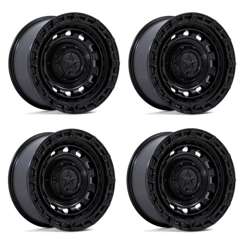 Set 4 20" XD XD869 R.O.F. Matte Black 20x9 Wheels 8x6.5 20mm Truck Rims