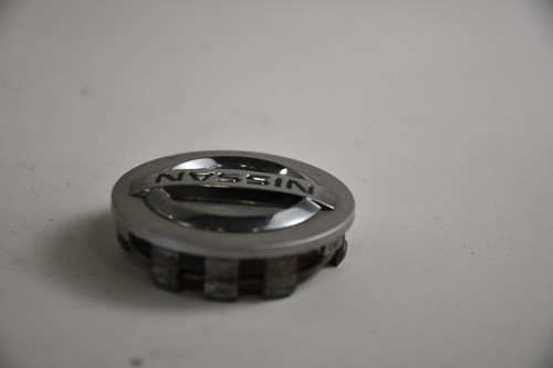 Nissan Cap Gray with Nissan Chrome Logo Center Cap Hub Cap 40342 2."