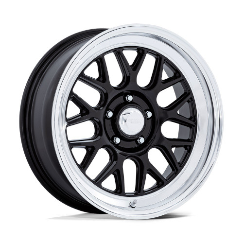 Set 4 17" American Racing VN516 G-Force Black Diamond Cut Lip 17x9 5x4.5 0mm Rim