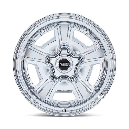20" American Racing Vintage VN517 Marauder Chrome 20x8.5 Wheel 5x4.75 6mm Rim