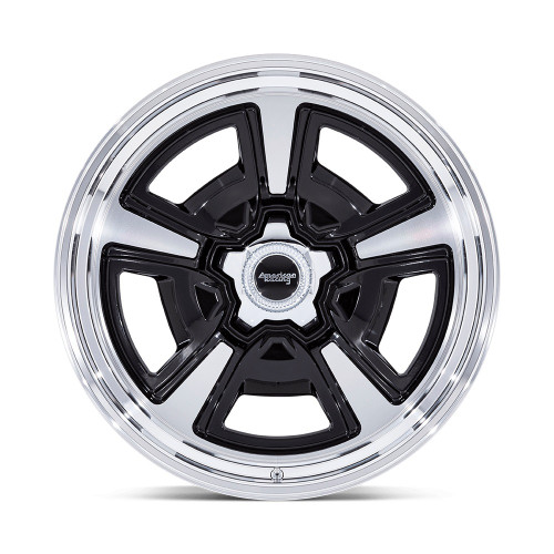 20" American Racing VN517 Marauder Black Machined Diamond Lip 20x8.5 5x4.75 6mm
