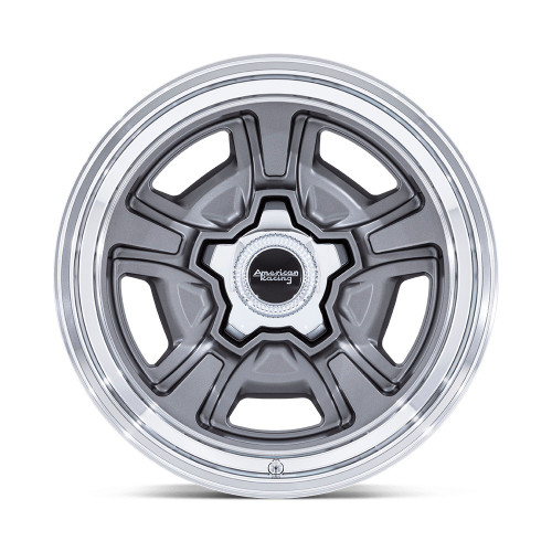 20" American Racing VN517 Marauder Anthracite Diamond Cut Lip 20x8.5 5x4.75 6mm