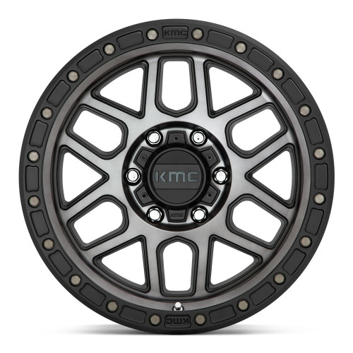 KMC KM544 Mesa 20x9 8x6.5 Satin Black With Gray Tint Wheel 20" 0mm Rim