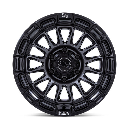 17" Black Rhino BR025 Rival Matte Gunmetal Matte Black Lip 17x8.5 6x5.5 25mm Rim