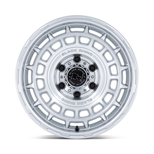 17" Black Rhino BR024 AWOL Silver Machined Face 17x8.5 Wheel 6x135 25mm Rim