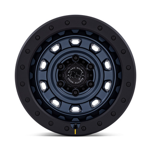 17" Black Rhino BR023 Xplorer Metallic Blue Black Lip 17x9 Wheel 6x5.5 -12mm Rim