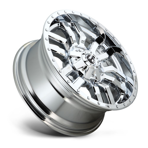 20" Fuel 1PC D631 Sledge 20x9 6x135 6x5.5 Chrome Plated Wheel 20mm Truck Rim