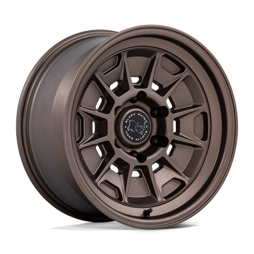 Set 4 17" Black Rhino BR021 Mondo Burnt Bronze 17x9 Wheels 6x5.5 -38mm Rims