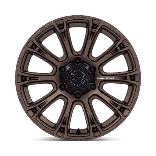 17" Black Rhino Hard Alloys BR020 Diamondback Burnt Bronze 17x9 6x5.5 12mm Wheel