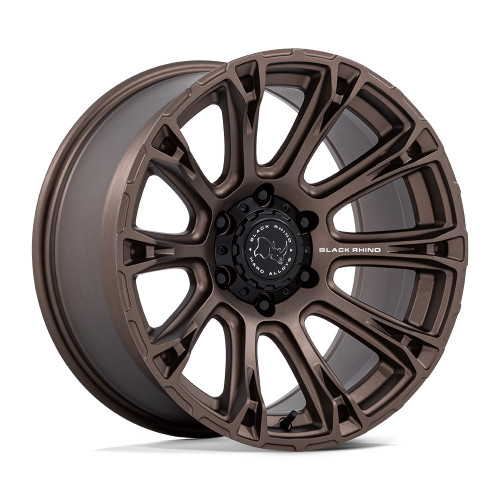 Set 4 17" Black Rhino BR020 Diamondback Burnt Bronze 17x9 Wheels 6x5.5 12mm Rims