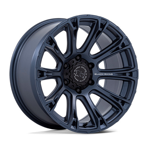 Set 4 17" Black Rhino BR020 Diamondback Metallic Blue 17x8.5 6x5.5 25mm Wheels