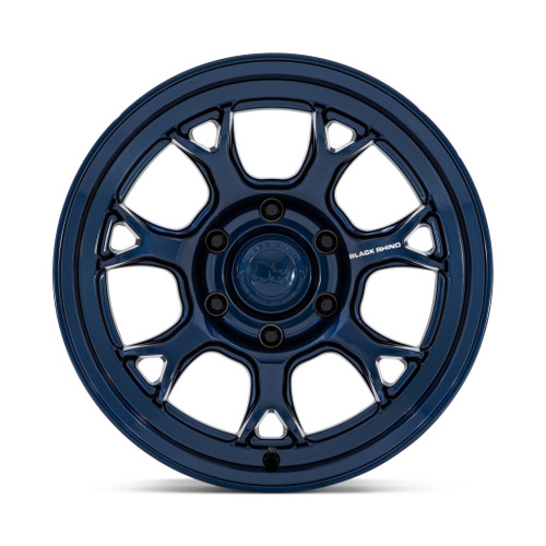 17" Black Rhino BR017 Etosha Gloss Midnight Blue 17x8.5 Wheel 6x5.5 12mm Rim