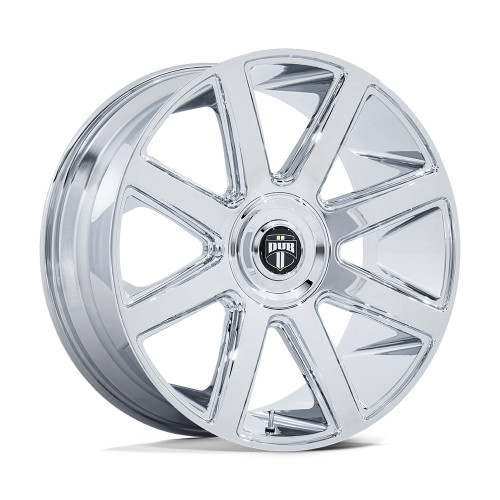 24" DUB 1PC DC273 Pull Chrome 24x9 Wheel 5x115 5x120 15mm Rim