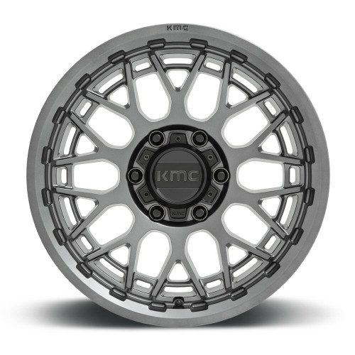 KMC KM722 Technic 17x8.5 6x5.5 Anthracite Wheel 17" 18mm Rim