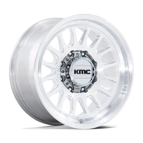 Set 4 18" KMC KM452 Impact Forged Monoblock 18x9 8x6.5 -12mm Raw Machined Rims