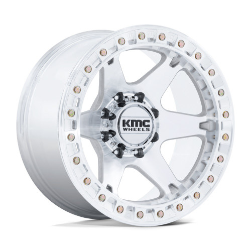 Set 4 20" KMC KM238 VI Beadlock Machined 20x10 Wheels 5x5 -48mm Lifted Rims