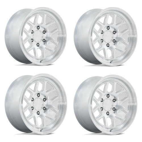 Set 4 18" KMC KM451 Mesa Forged Monoblock Raw Machined 18x9 Wheels 8x6.5 0mm Rim