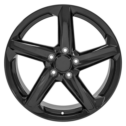 19" OE Wheels CV02C Gloss Black 19x10 Wheel 5x4.75 Rim 73mm For Chevy Corvette