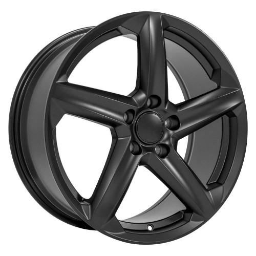 Set 4 19" OE Wheels CV02D Satin Black 19x8.5 Wheels 5x120 Rims 52mm For Chevy