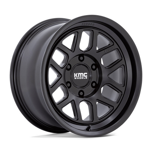18" KMC KM446 Mesa Forged Monoblock Satin Black 18x9 Wheel 6x5.5 0mm Truck Rim