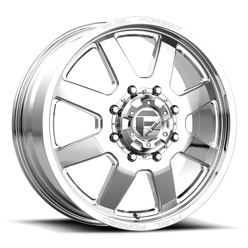 Fuel Mono DE09 FF09D 24x8.25 8x6.5 Polished Wheel 24" 105mm Rim