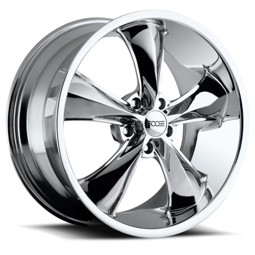 20" Foose 1PC F105 Legend 20x8.5 5x120 Chrome Plated Wheel 35mm Rim