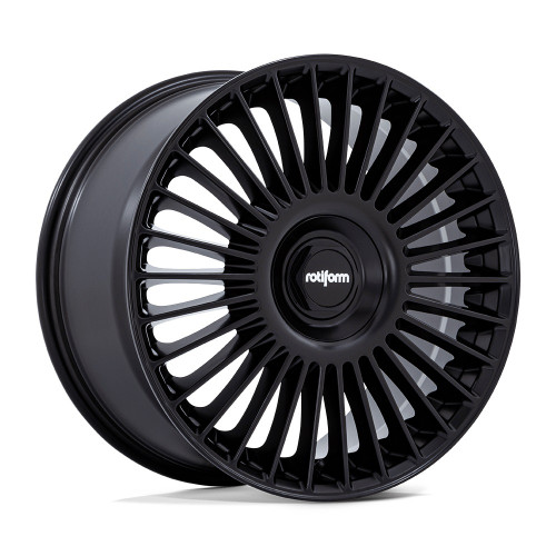 22" Rotiform RC202 GRZ Matte Black 22x10 Wheel 5x112 5x120 35mm Rim