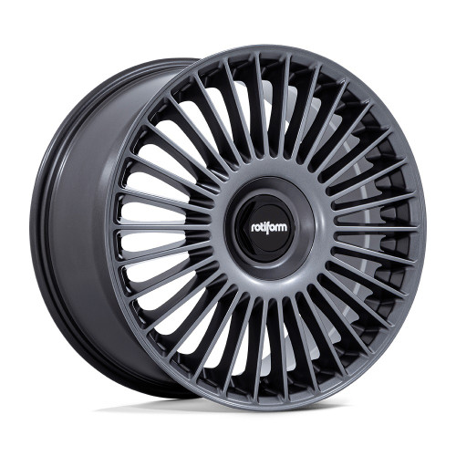 22" Rotiform RC202 GRZ Matte Anthracite 22x10 Wheel 5x112 5x120 20mm Rim