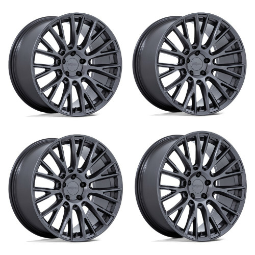 Set 4 20" Rotiform RC201 LSE Matte Anthracite 20x8.5 Wheels 5x112 40mm Rims