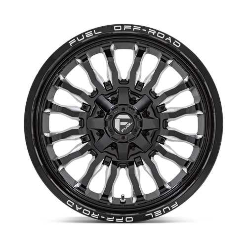20" Fuel D795 Arc 20x10 8x170 -18mm Gloss Black Milled Wheel For Ford F250 F350 Lifted Offroad Truck Rim