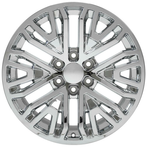 20" OE Wheels CV37 Chrome 20x9 Wheel 6x5.5 Rim 28mm For Chevy GMC