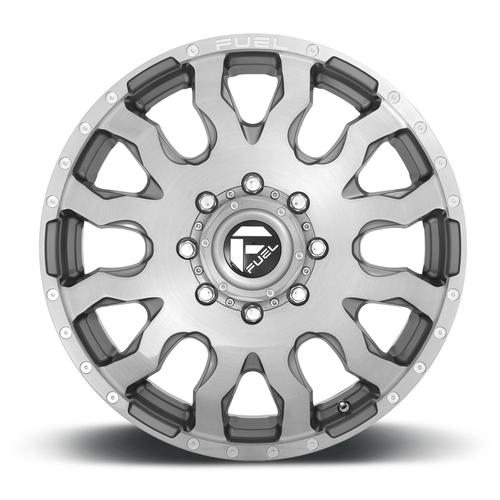 20" Fuel 1PC D693 Blitz 20x8.25 8x210 Platinum Wheel 105mm Front Dually Rim 20" Fuel 1PC D693 Blitz 20x8.25 8x210 Platinum Wheel 105mm Front Dually Rim