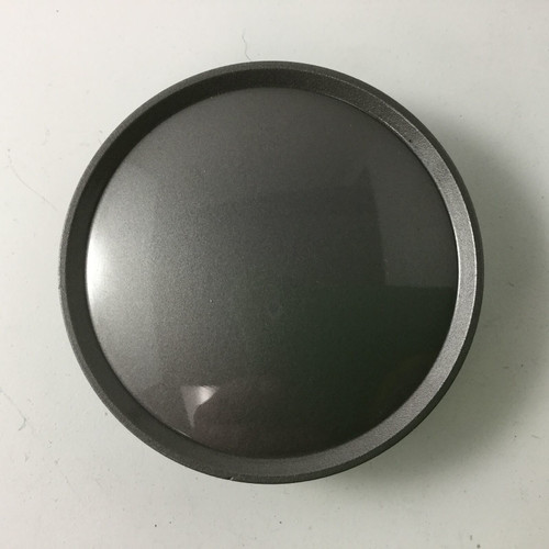 Blank N12 Snap In Polished Gray Wheel Center Cap 3" DIA