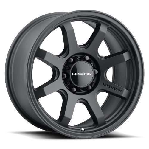 20" Vision Off Road 351 Satin Black 20x9 6x5.5 10mm For Chevy GMC Ram Cadillac