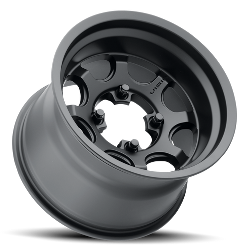 15" Vision ATV 351 Flow Satin Black 15x6 Wheel 4x136 25.6mm Rim