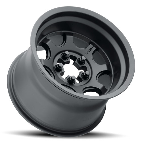 15" Vision ATV 351 Flow Satin Black 15x10 Wheel 5x4.5 0mm Truck Suv Rim