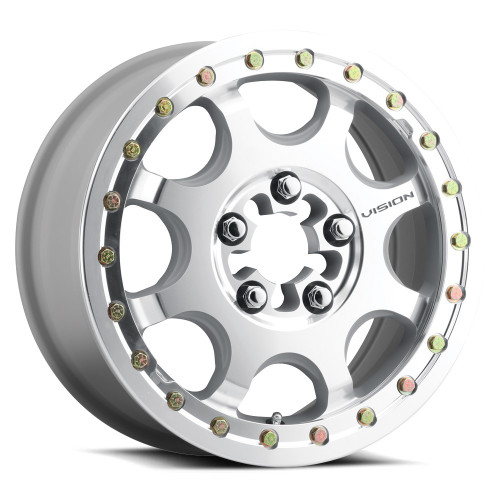 Set 4 15" Vision ATV 351 Flow Machined 15x6 Wheels 5x4.5 25.6mm Rims